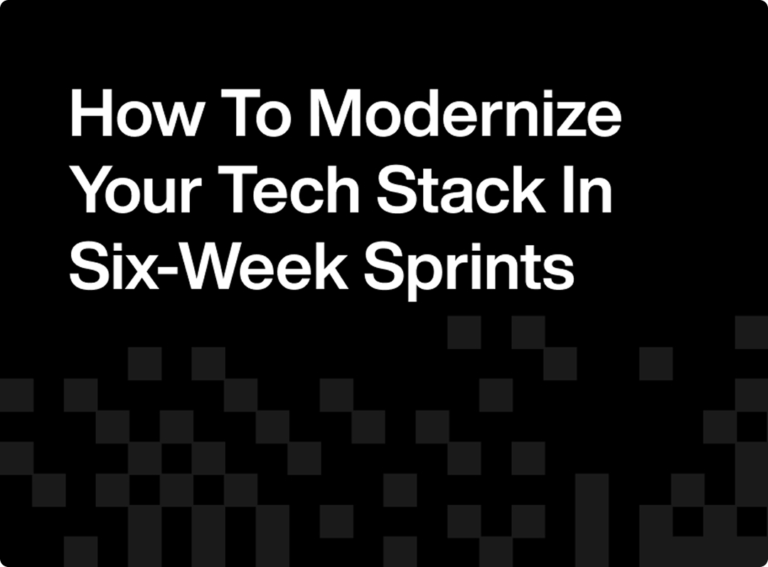 The Limestone Protocol: How to Modernize Your Tech Stack in Six-Week Sprints