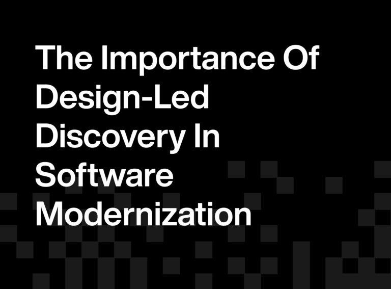 Want to Modernize Your Tech Stack Quickly? Don’t Waste Time Building the Wrong Tools