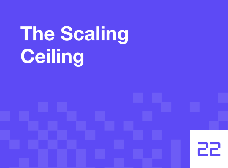 The Scaling Ceiling